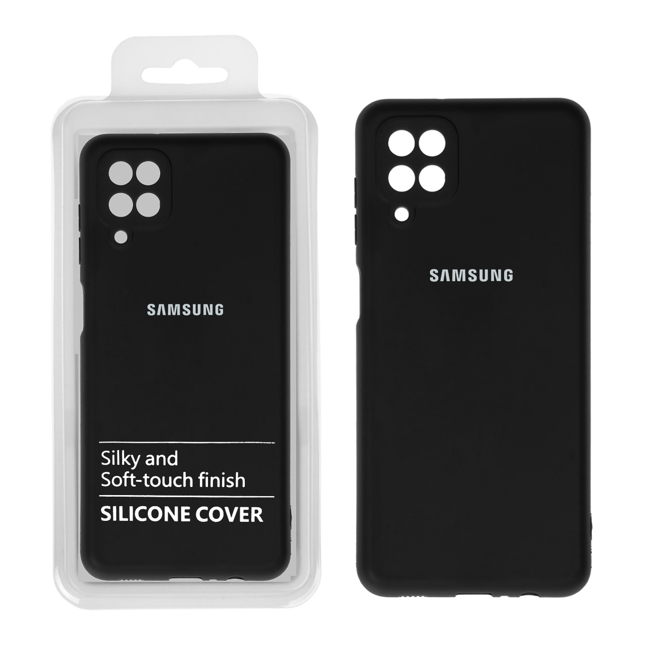 691508.jpg قاب نیو سیلیکون محافظ لنزدار Samsung A12 / M12 / F12 - RFF مشکی (پک دار) - تصویر 1