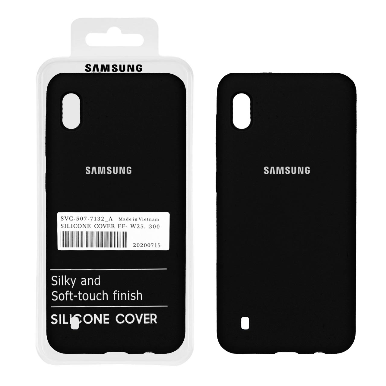 1043252 قاب سیلیکونی پاک کنی اورجینال درجه یک Samsung Galaxy A10 / M10 - مشکی (پک دار) - تصویر 1