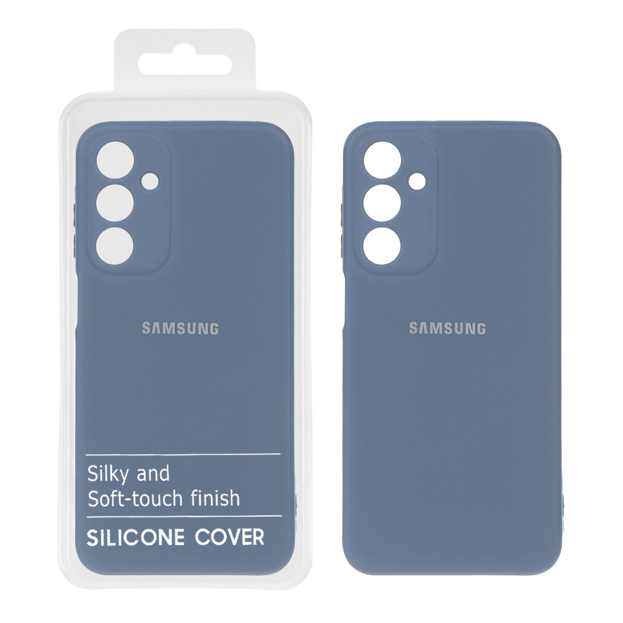 1050800 قاب نیو سیلیکون محافظ لنزدار Samsung A25 5G - RFF - آبی فیلی (پک دار) - تصویر 1
