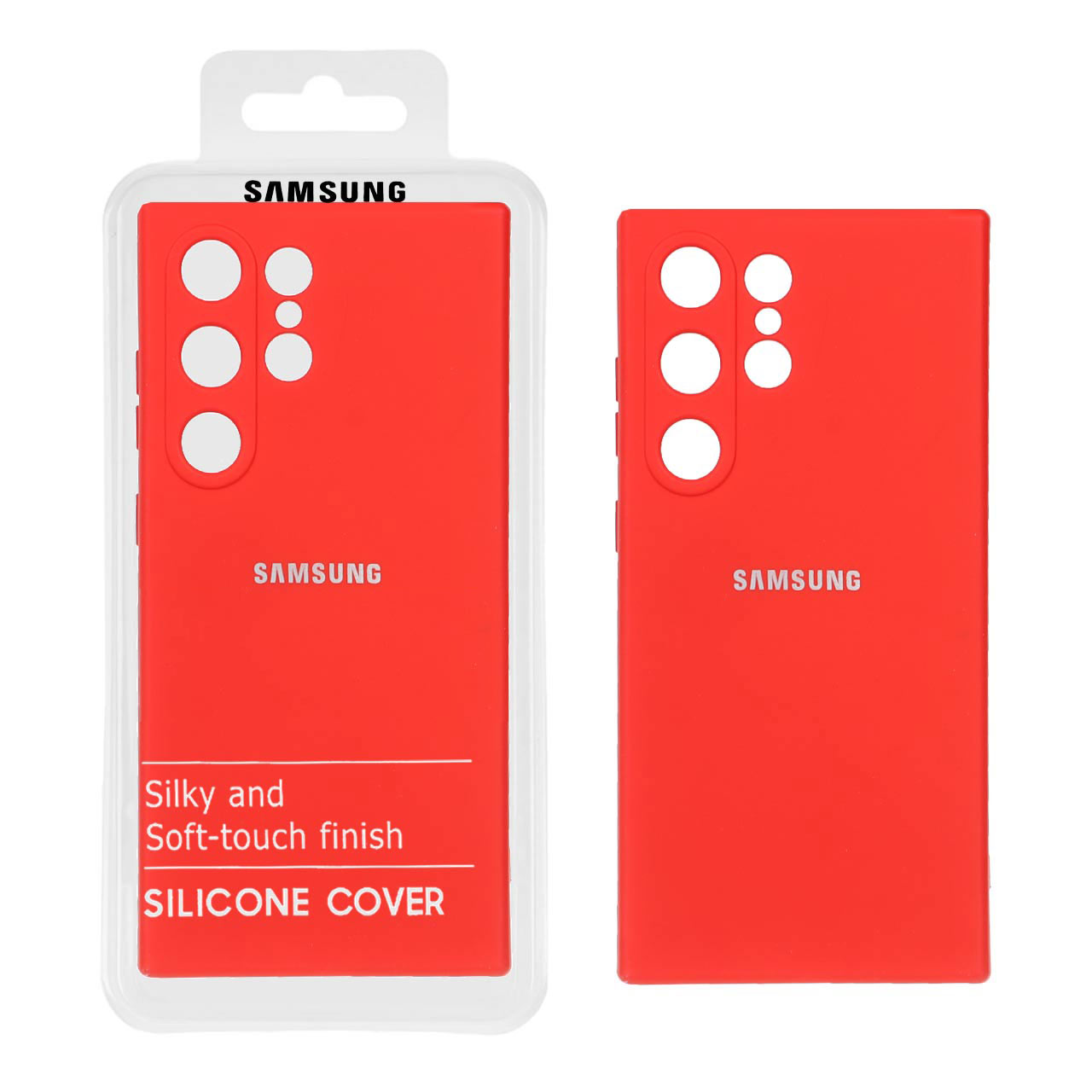 1067640 قاب نیو سیلیکون محافظ لنزدار Samsung Galaxy S24 Ultra - RFF - آلبالویی (پک دار) - تصویر 1