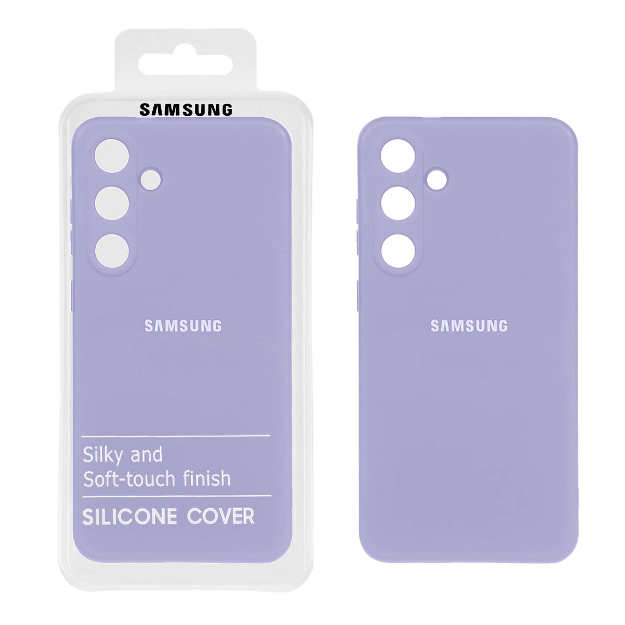 1067656 قاب نیو سیلیکون محافظ لنزدار Samsung Galaxy S24 plus - RFF - یاسی (پک دار) - تصویر 1