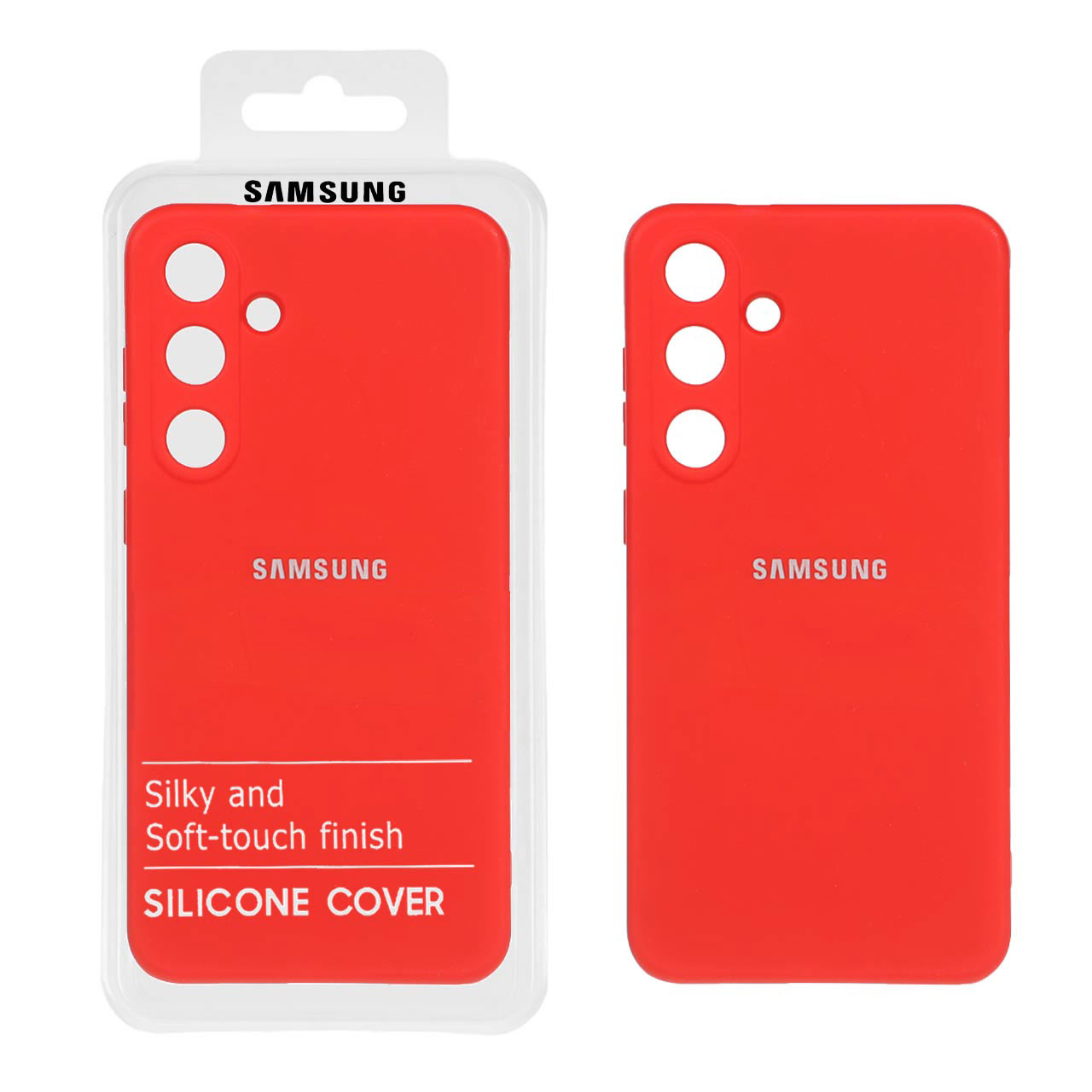 1067678 قاب نیو سیلیکون محافظ لنزدار Samsung Galaxy S24 plus - RFF - آلبالویی (پک دار) - تصویر 1