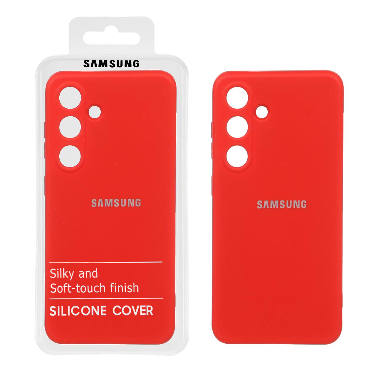 1067716 قاب نیو سیلیکون محافظ لنزدار Samsung Galaxy S24 - RFF - آلبالویی (پک دار) - تصویر 1