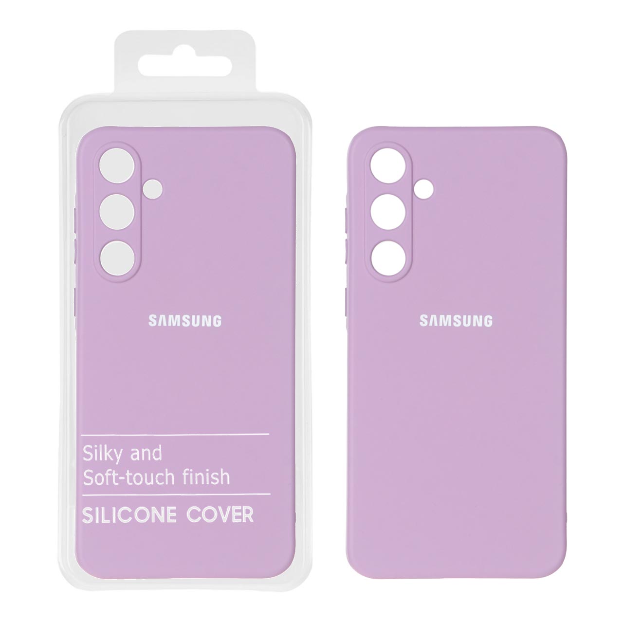 1067732 قاب نیو سیلیکون محافظ لنزدار Samsung Galaxy A55 - RFF - یاسی (پک دار) - تصویر 1