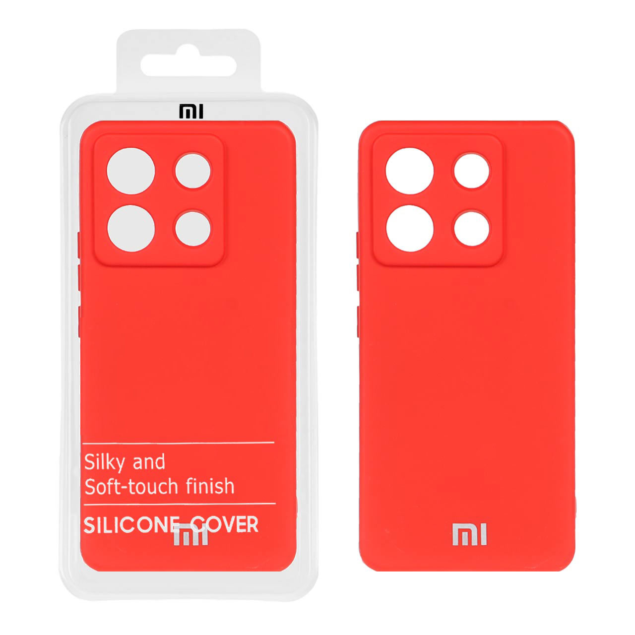 1067824 قاب نیو سیلیکون محافظ لنزدار Xiaomi Redmi Note 13 Pro 5G / Poco X6 5G - RFF - آلبالویی (پک دار) - تصویر 1