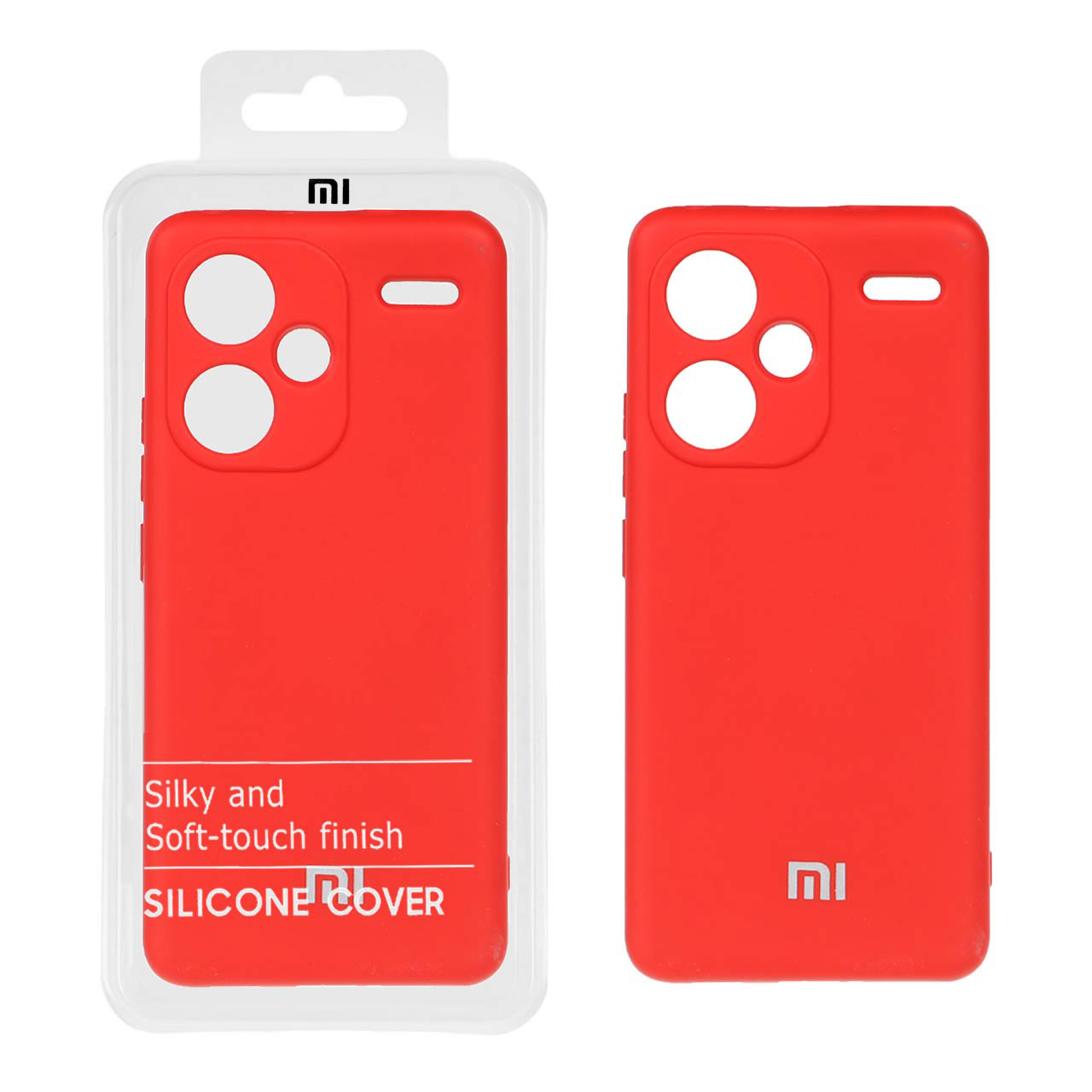 1067852 قاب نیو سیلیکون محافظ لنزدار Xiaomi Note 13 Pro plus - RFF - آلبالویی (پک دار) - تصویر 1