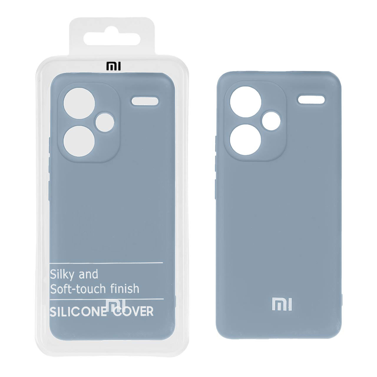 1067860 قاب نیو سیلیکون محافظ لنزدار Xiaomi Note 13 Pro plus - RFF - آبی فیلی (پک دار) - تصویر 1