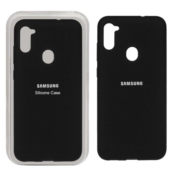 قاب سیلیکونی پاک کنی اورجینال Samsung Galaxy A11 / M11 - مشکی (پک اصلی)