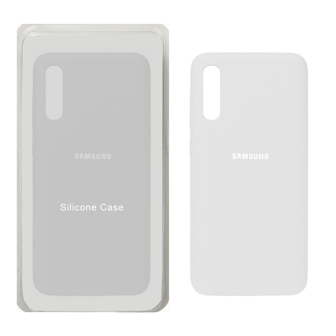 1105544 قاب سیلیکونی پاک کنی اورجینال Samsung Galaxy A70 / A70s - سفید (پک اصلی) - تصویر 1