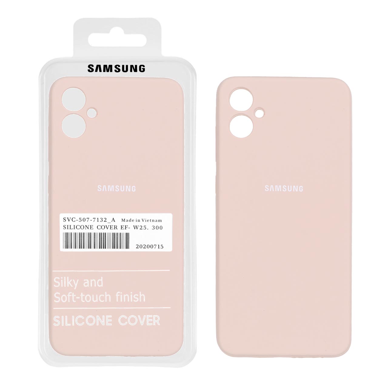 1182432.jpg قاب سیلیکونی پاک کنی اورجینال درجه یک Samsung Galaxy A05 - کالباسی (پک دار) - تصویر 1