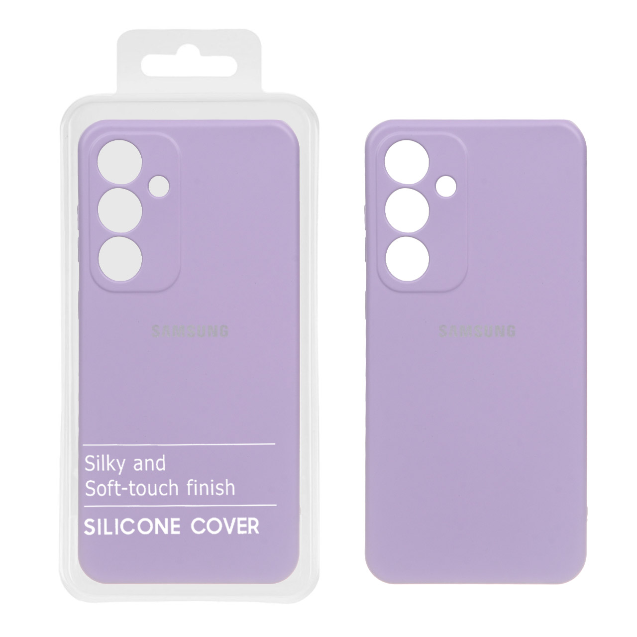 1201480 قاب نیو سیلیکون محافظ لنزدار Samsung Galaxy S24 FE - RFF - یاسی (پک دار) - تصویر 1