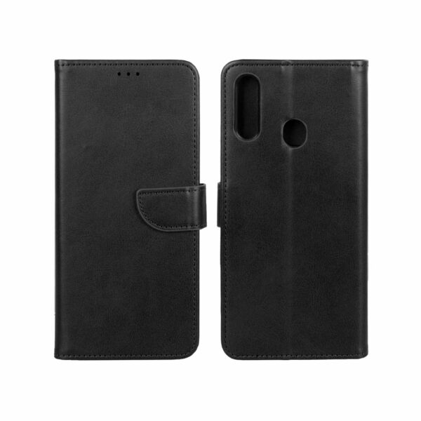 کیف چرمی موبایل مگنتی Samsung Galaxy A20s - مشکی