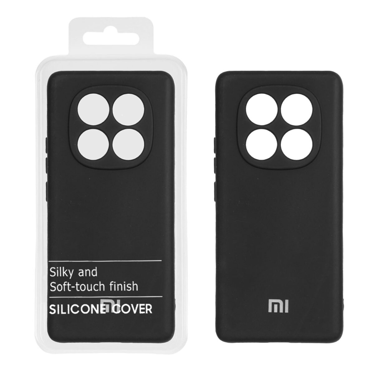 قاب نیو سیلیکون محافظ لنزدار Xiaomi Redmi Note 14 Pro 5G / Redmi Note 14 Pro Plus 5G / Poco X7 5G - RFF - مشکی (پک دار) - تصویر 1