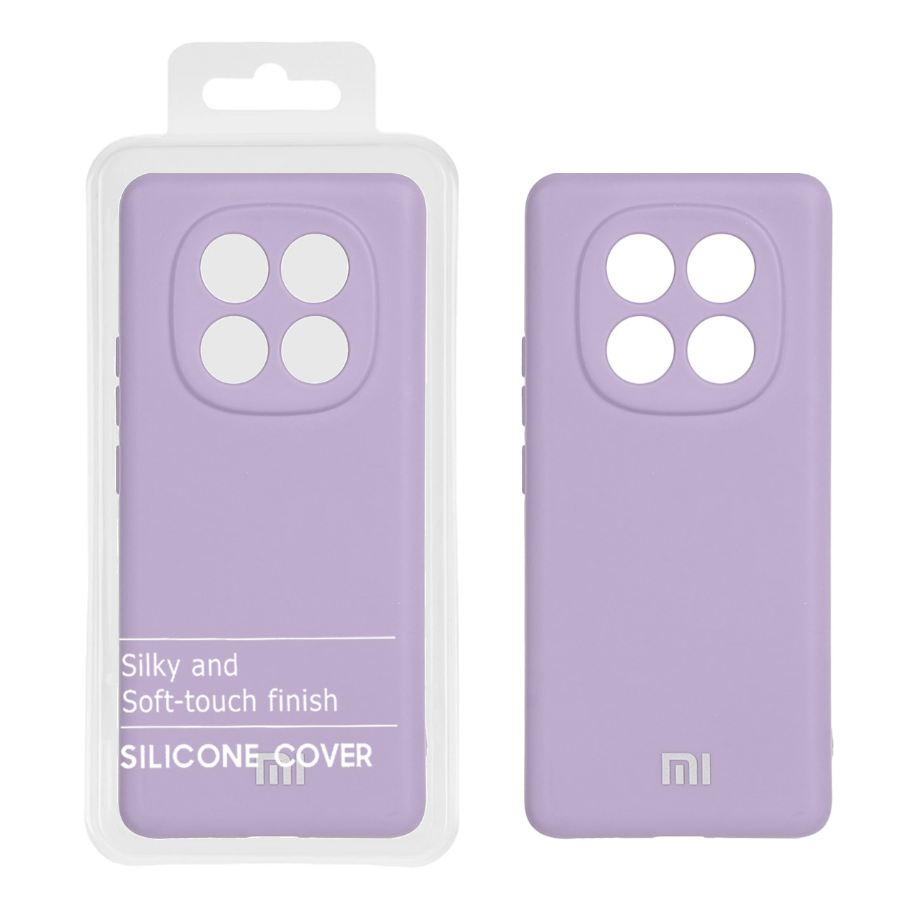 1240194 قاب نیو سیلیکون محافظ لنزدار Xiaomi Redmi Note 14 Pro Plus 5G - RFF - یاسی (پک دار) - تصویر 1