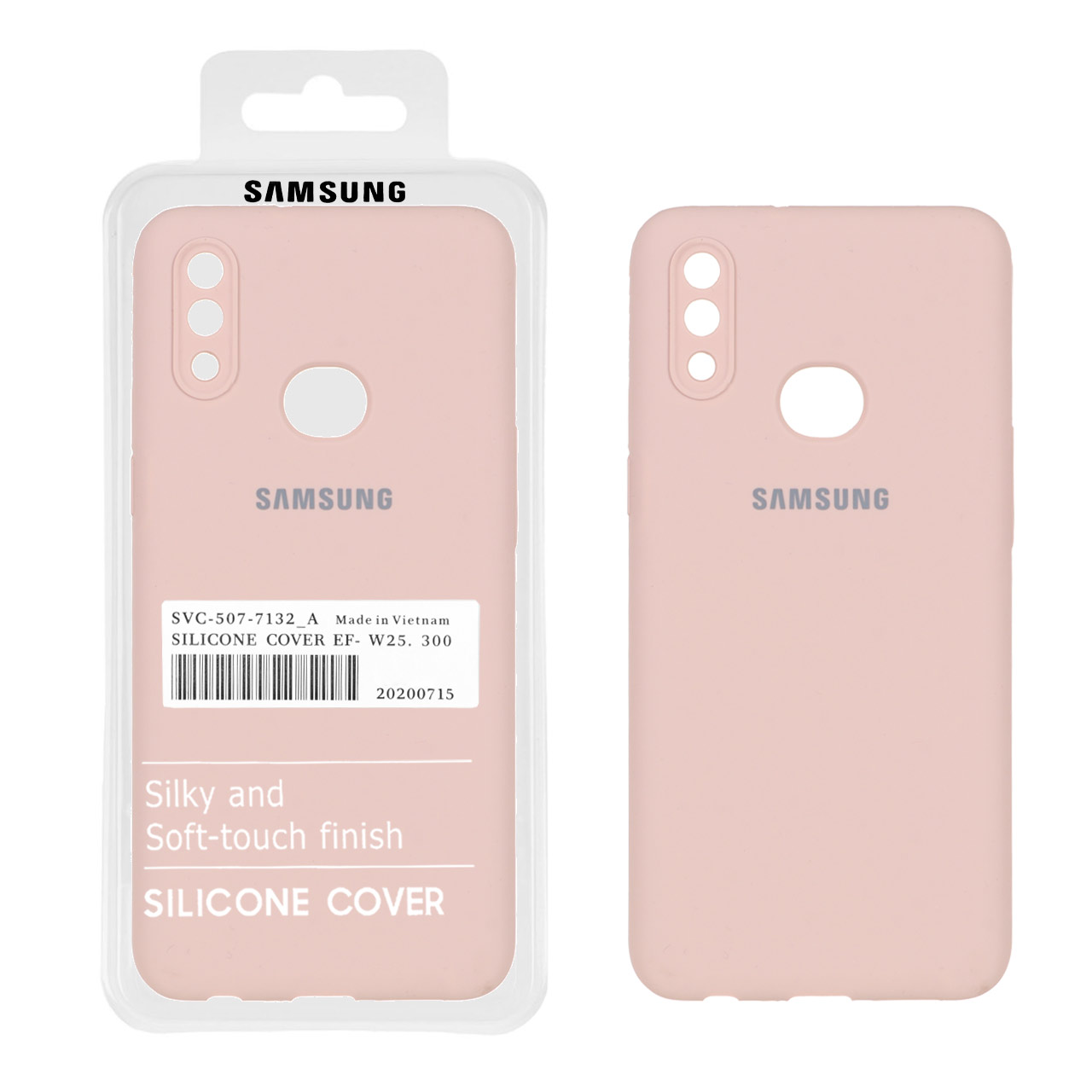 1292144.jpg قاب سیلیکونی پاک کنی اورجینال درجه یک Samsung Galaxy A10s - کالباسی (پک دار) - تصویر 1