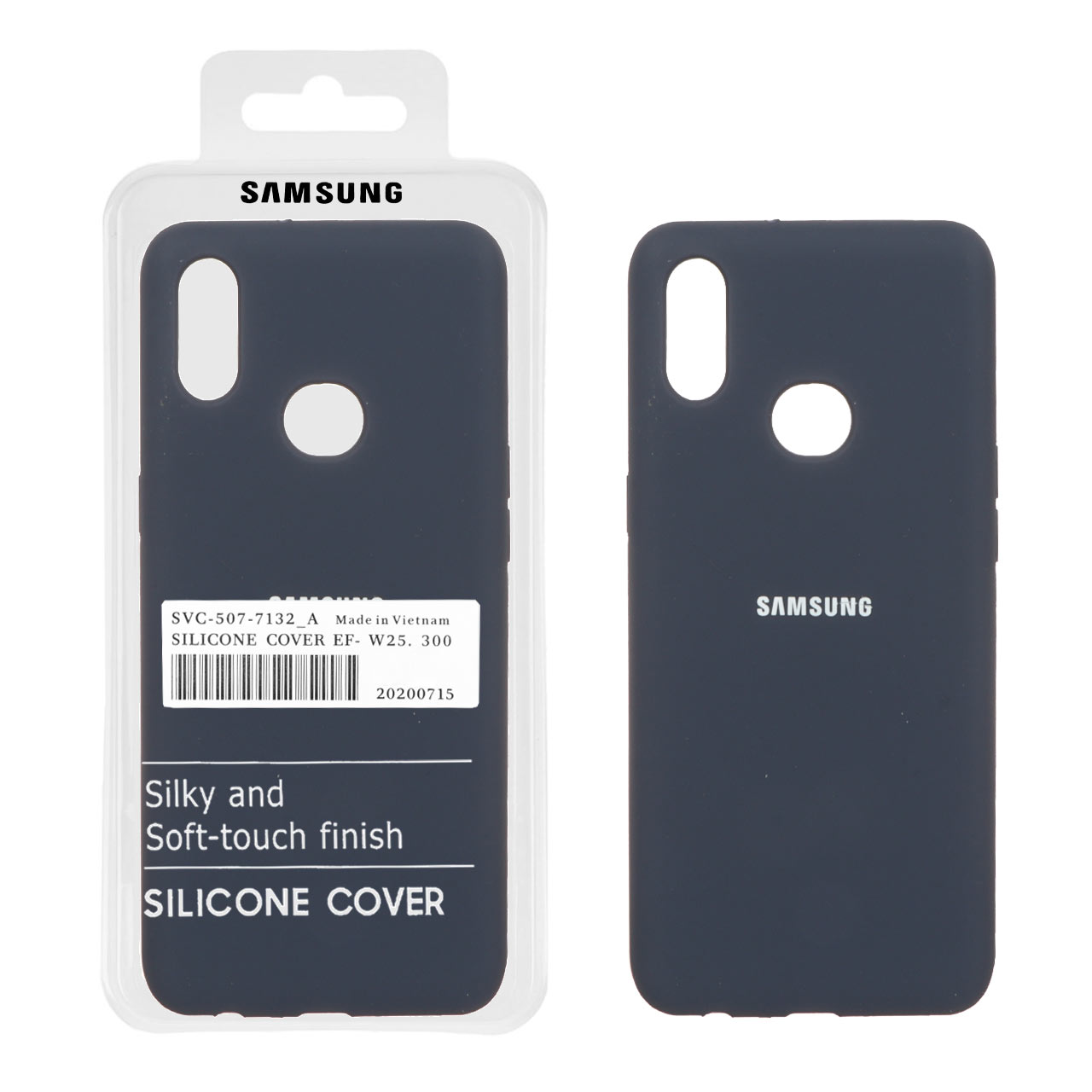 1311200.jpg قاب سیلیکونی پاک کنی اورجینال درجه یک Samsung Galaxy A10s - سرمه ای کد 1 (پک دار) - تصویر 1