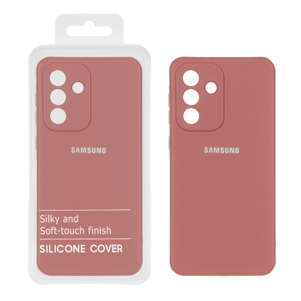 1311902 قاب نیو سیلیکون محافظ لنزدار Samsung Galaxy A56 / A36 - RFF - حنایی (پک دار) - تصویر 1