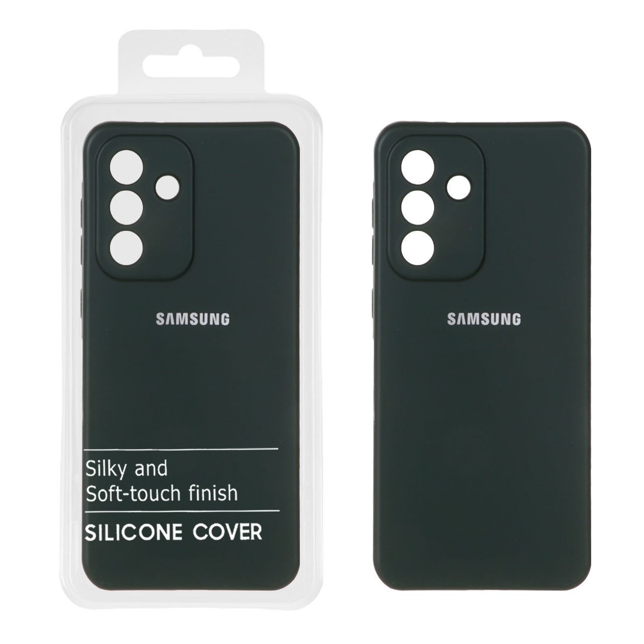 1311908 قاب نیو سیلیکون محافظ لنزدار Samsung Galaxy A56 / A36 - RFF - سبز تیره (پک دار) - تصویر 1