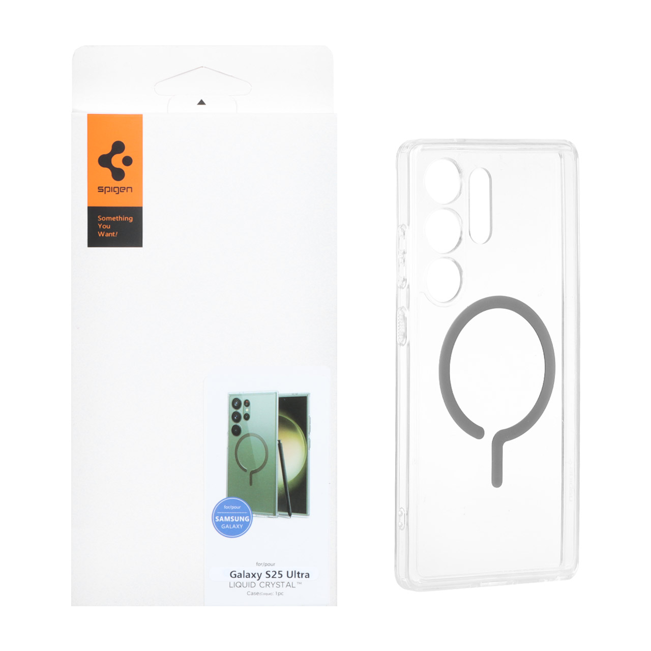 1312476 قاب Spigen اورجینال شفاف MagSafe محافظ لنزدار مدل Samsung Galaxy S25 Ultra (پک دار) - تصویر 1