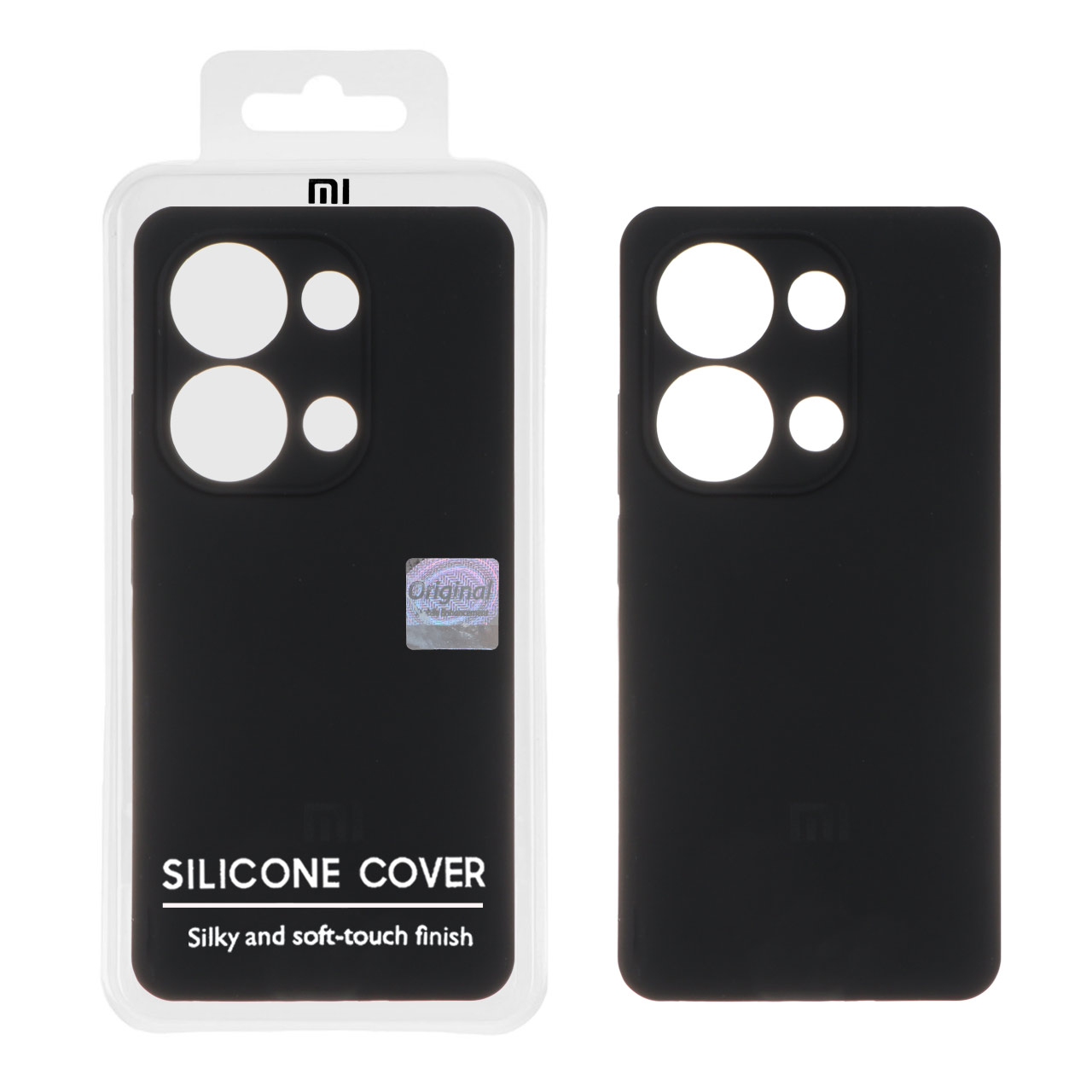 1316560.jpg قاب سیلیکونی پاک کنی اورجینال Master Quality مدل Xiaomi Redmi Note 14S / Note 13 Pro 4G / M6 Pro 4G - مشکی (پک دار) - تصویر 1