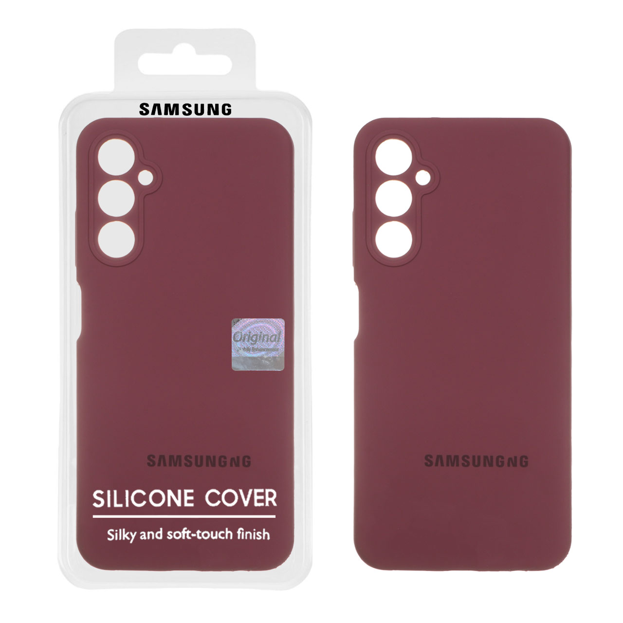 1316628.jpg قاب سیلیکونی پاک کنی اورجینال Master Quality مدل Samsung Galaxy A05s - زرشکی (پک دار) - تصویر 1