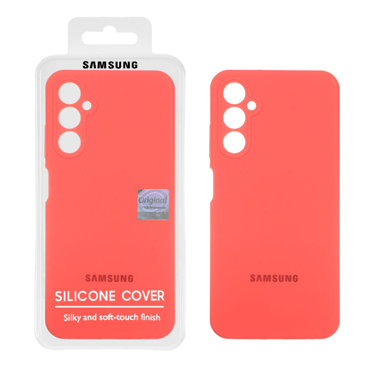 قاب سیلیکونی پاک کنی اورجینال Master Quality مدل Samsung Galaxy A05s - مرجانی (پک دار) - تصویر 1
