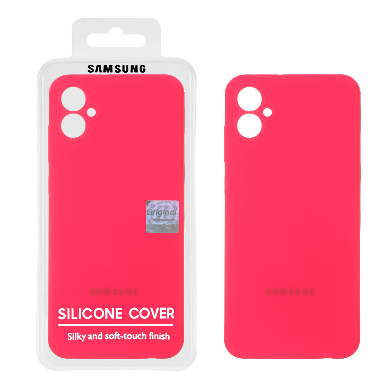 1316660.jpg قاب سیلیکونی پاک کنی اورجینال Master Quality مدل Samsung Galaxy A05 - صورتی فانتزی (پک دار) - تصویر 1