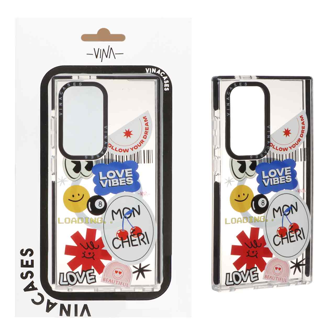 1321986 قاب اورجینال Vina شفاف Magsafe طرح دار Samsung Galaxy S24 Ultra - کد 268 (پک دار) - تصویر 1