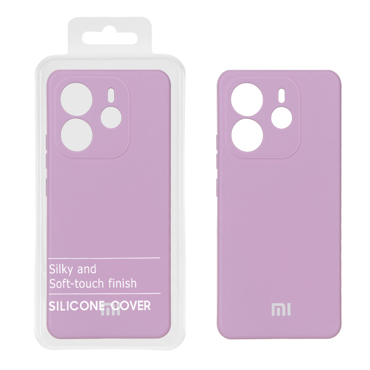 1334520 قاب نیو سیلیکون محافظ لنزدار Xiaomi Redmi Note 14 4G - RFF - یاسی (پک دار) - تصویر 1