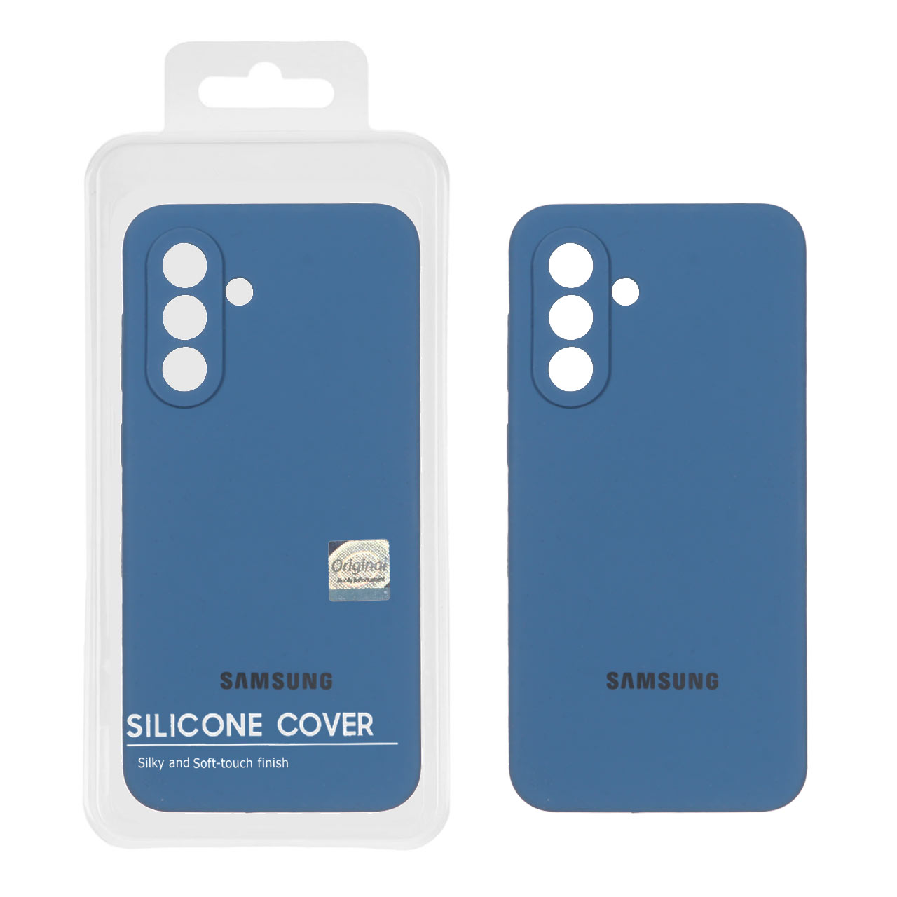 1340112.jpg قاب سیلیکونی پاک کنی اورجینال Master Quality مدل Samsung Galaxy A56 / A36 - آبی تیره (پک دار) - تصویر 1