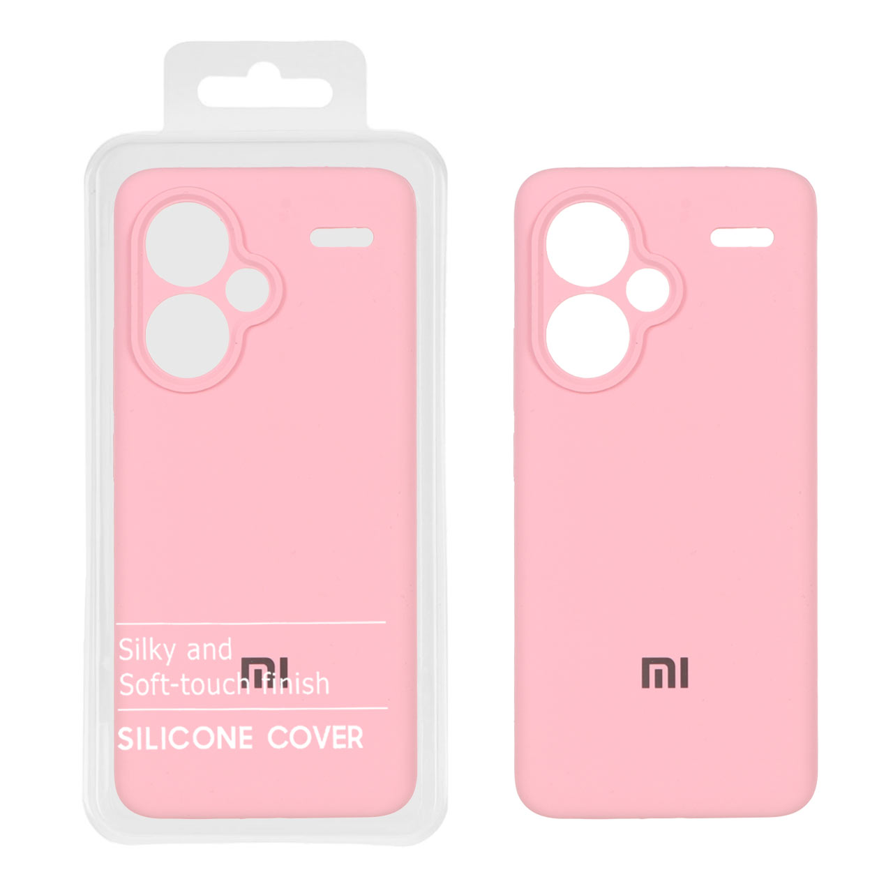 1348194.jpg قاب سیلیکونی پاک کنی اورجینال Master Quality مدل Xiaomi Redmi Note 13 Pro Plus 5G - صورتی (پک دار) - تصویر 1