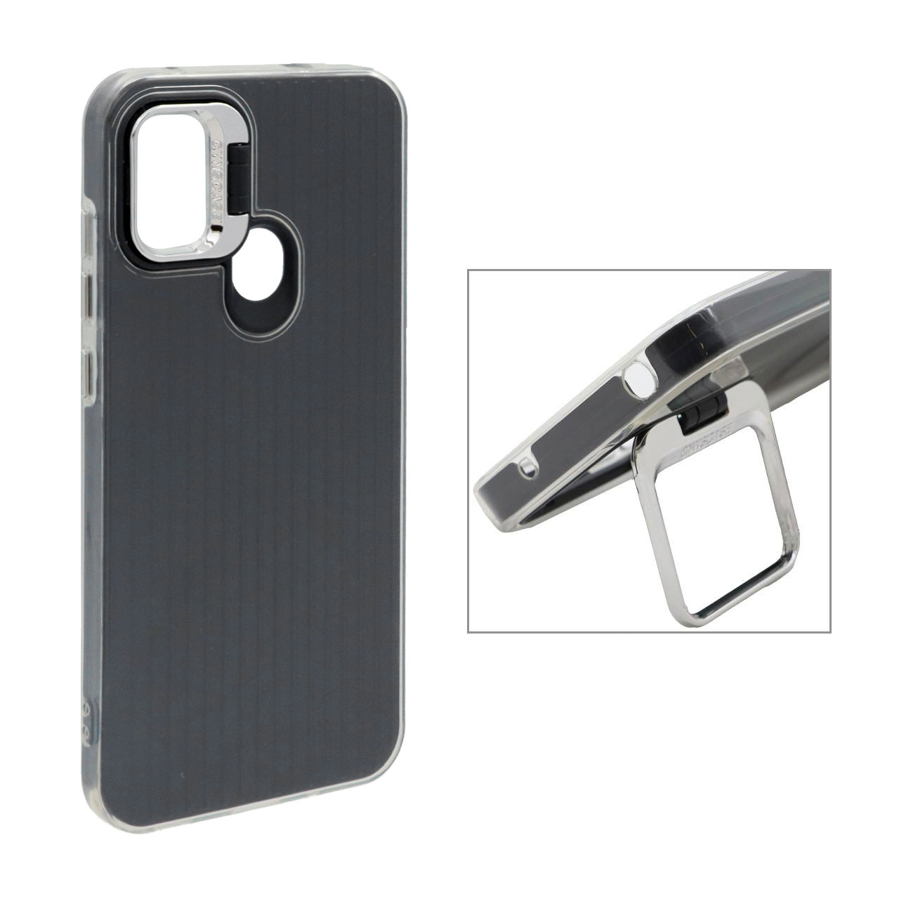 1360458 قاب Cyns Case ژله ای دو لایه لنز استندشو Samsung Galaxy A11 / M11 - مشکی - تصویر 1