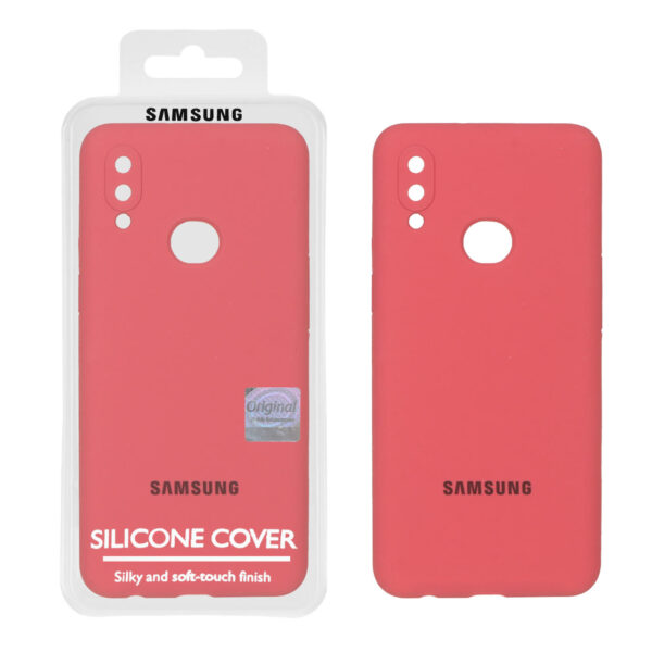 قاب سیلیکونی پاک کنی اورجینال Master Quality مدل Samsung Galaxy A10s - هلویی (پک دار)
