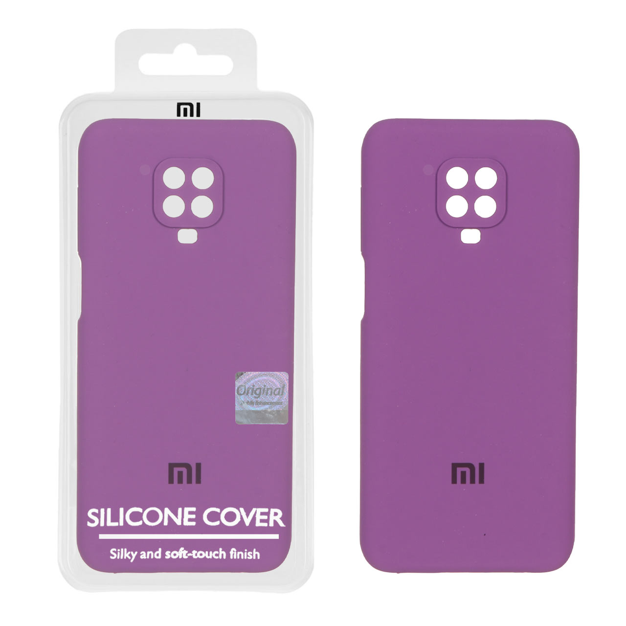 1362610.jpg قاب سیلیکونی پاک کنی اورجینال Master Quality مدل Xiaomi Redmi Note 9S / Redmi Note 9 Pro / Redmi Note 9 Pro Max - ارغوانی (پک دار) - تصویر 1