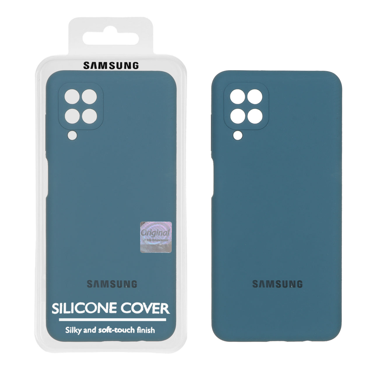 1362690.jpg قاب سیلیکونی پاک کنی اورجینال Master Quality مدل Samsung Galaxy A12 / M12 / F12 - سبز کله غازی (پک دار) - تصویر 1