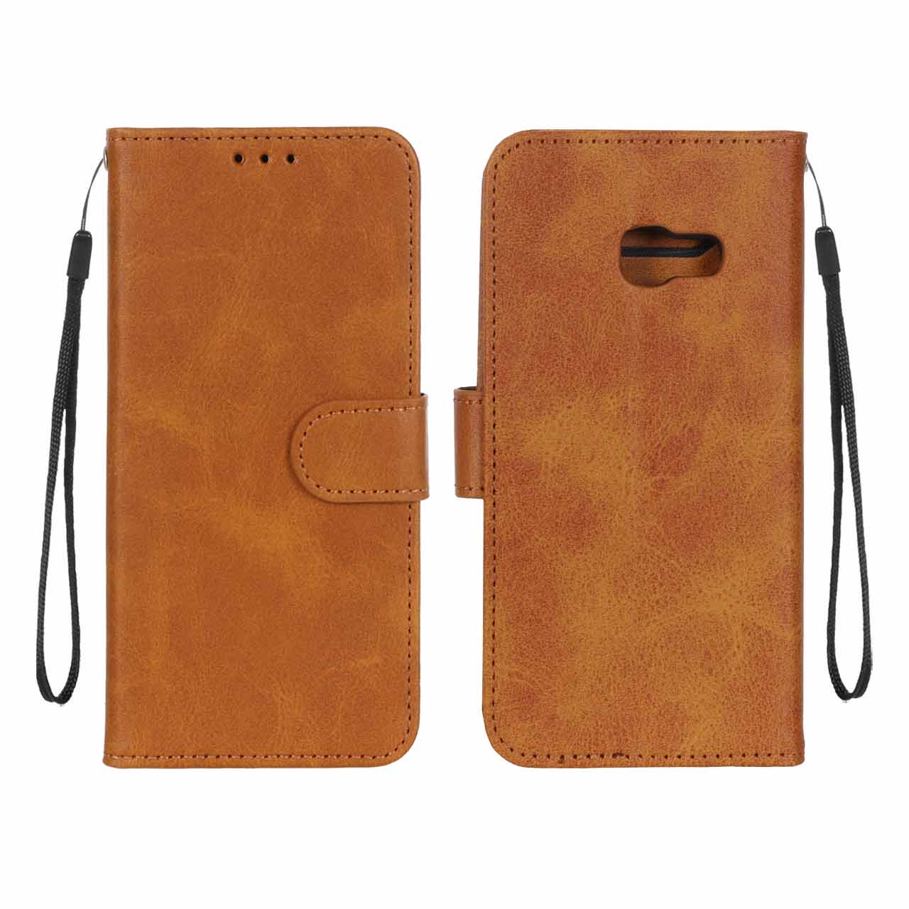 1365804 کیف موبایل مگنتی درجه یک MNC مدل Samsung Galaxy A320 / A3 (2017) - عسلی - تصویر 1