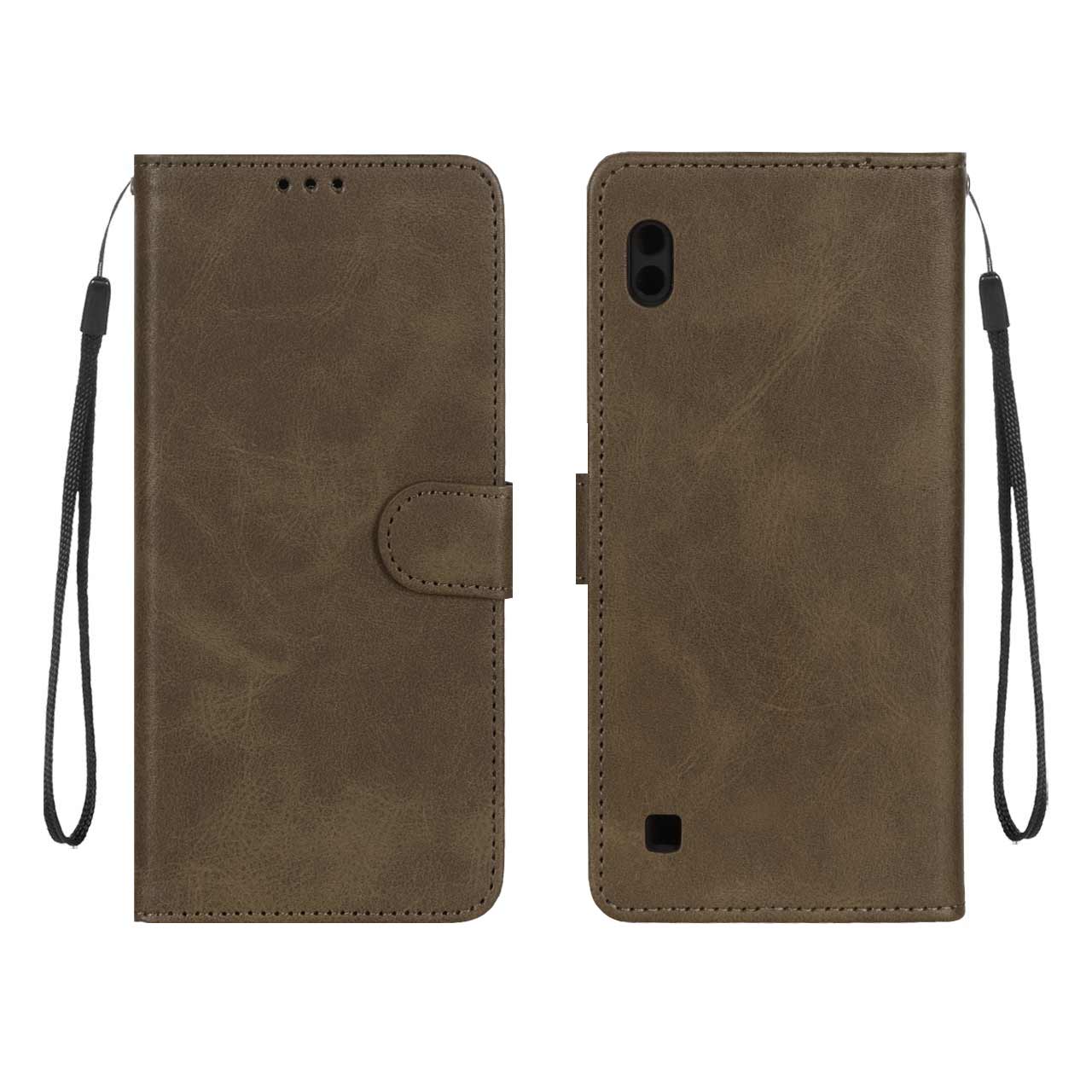 1365876 کیف موبایل مگنتی درجه یک MNC مدل Samsung Galaxy A10 / M10 - سبز زیتونی - تصویر 1