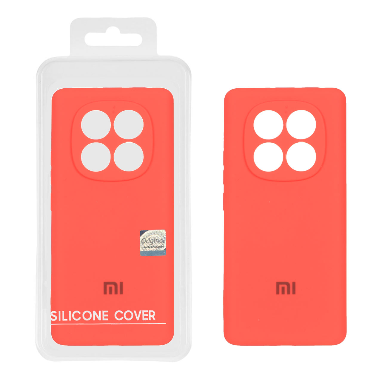1368042.jpg قاب سیلیکونی پاک کنی اورجینال Master Quality مدل Xiaomi Redmi Note 14 Pro 4G - مرجانی (پک دار) - تصویر 1