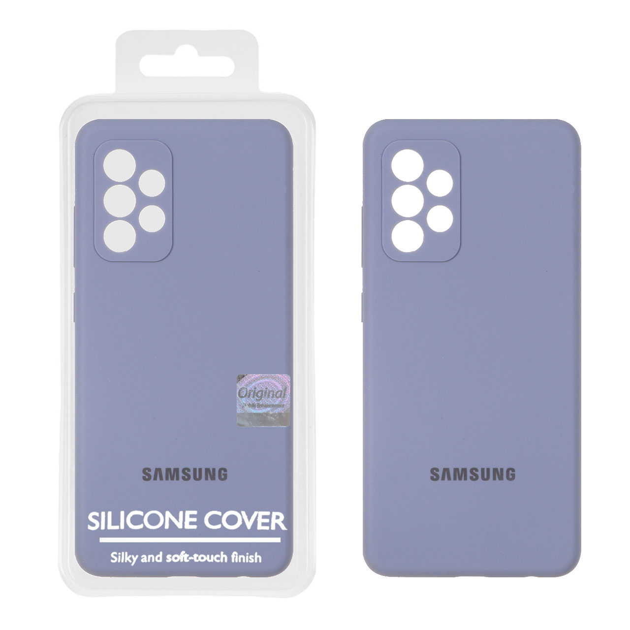 1369116.jpg قاب سیلیکونی پاک کنی اورجینال Master Quality مدل Samsung Galaxy A52 / A52s - فیلی (پک دار) - تصویر 1