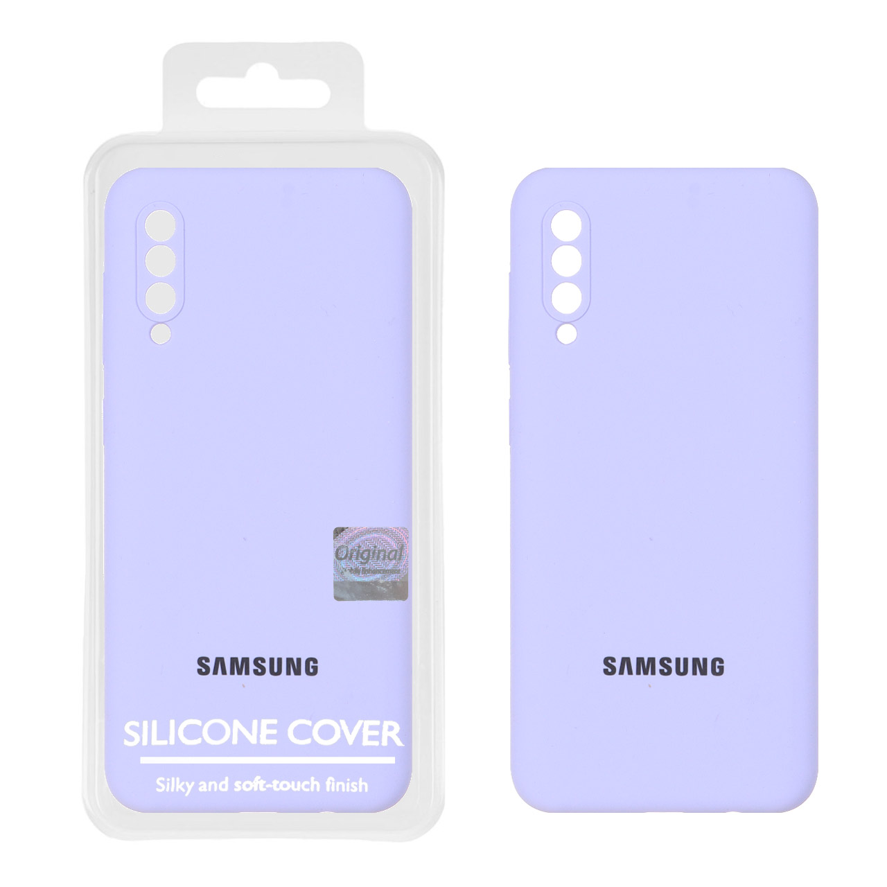 1369162 قاب سیلیکونی پاک کنی اورجینال Master Quality مدل Samsung Galaxy A50 / A50s / A30s - یاسی (پک دار) - تصویر 1