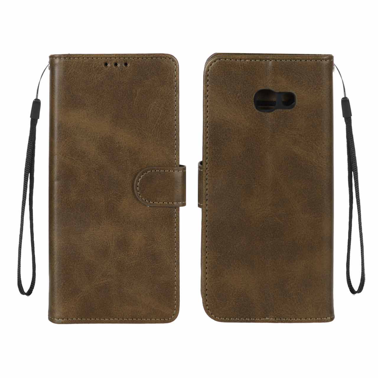 1381012 کیف موبایل مگنتی درجه یک MNC مدل Samsung Galaxy A520 / A5 (2017) - سبز زیتونی - تصویر 1