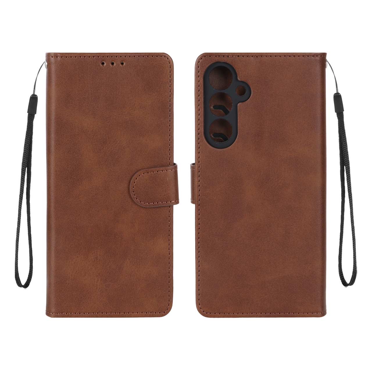 1381040 کیف موبایل مگنتی درجه یک MNC مدل Samsung Galaxy A35 - قهوه ای - تصویر 1