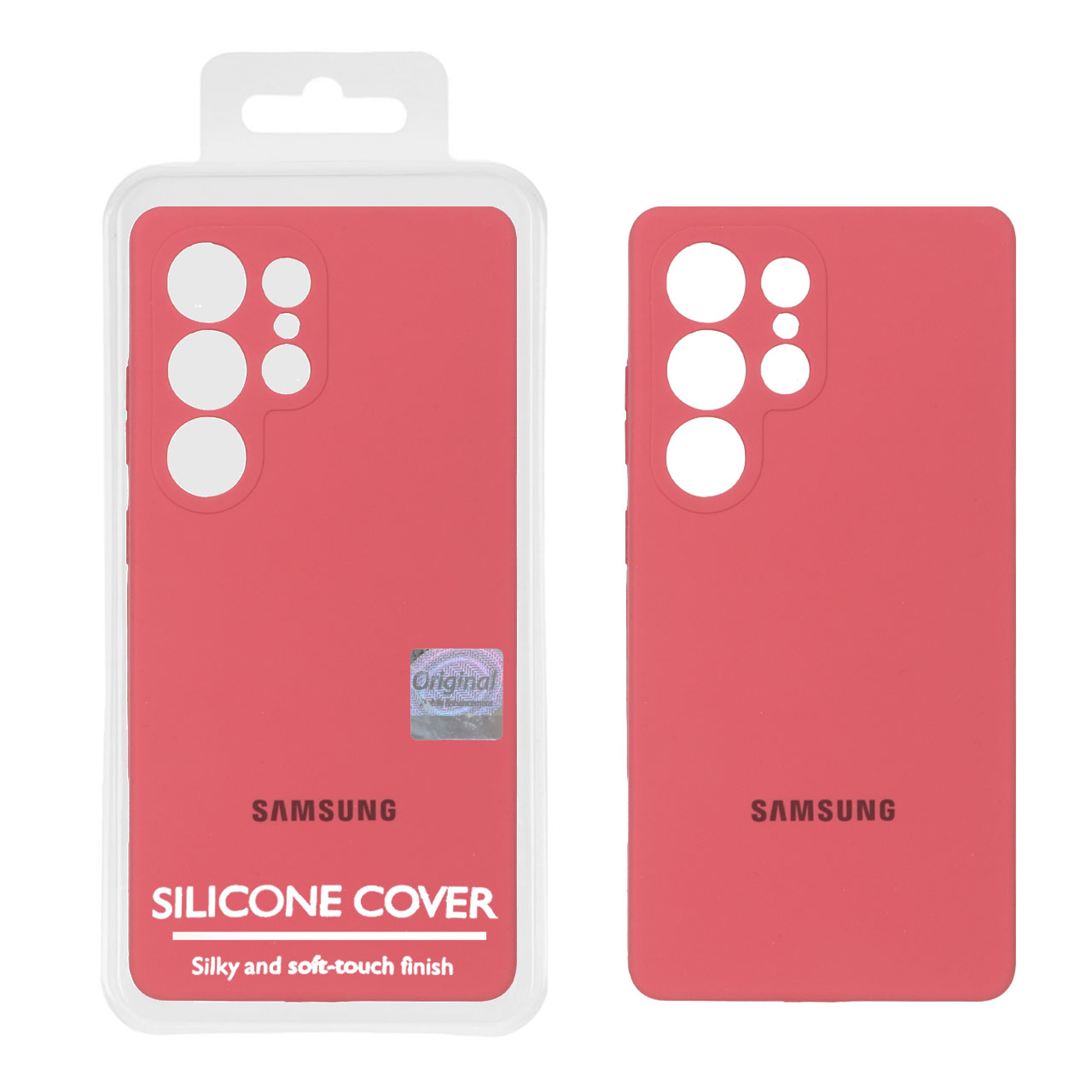 1388610 قاب سیلیکونی پاک کنی اورجینال Master Quality مدل Samsung Galaxy S25 Ultra - هلویی (پک دار) - تصویر 1