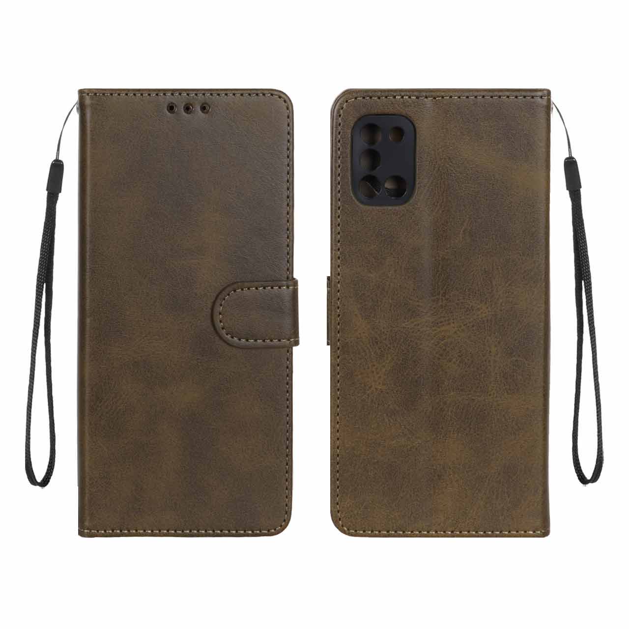 1388804 کیف موبایل مگنتی درجه یک MNC مدل Samsung Galaxy A31 - سبز زیتونی - تصویر 1