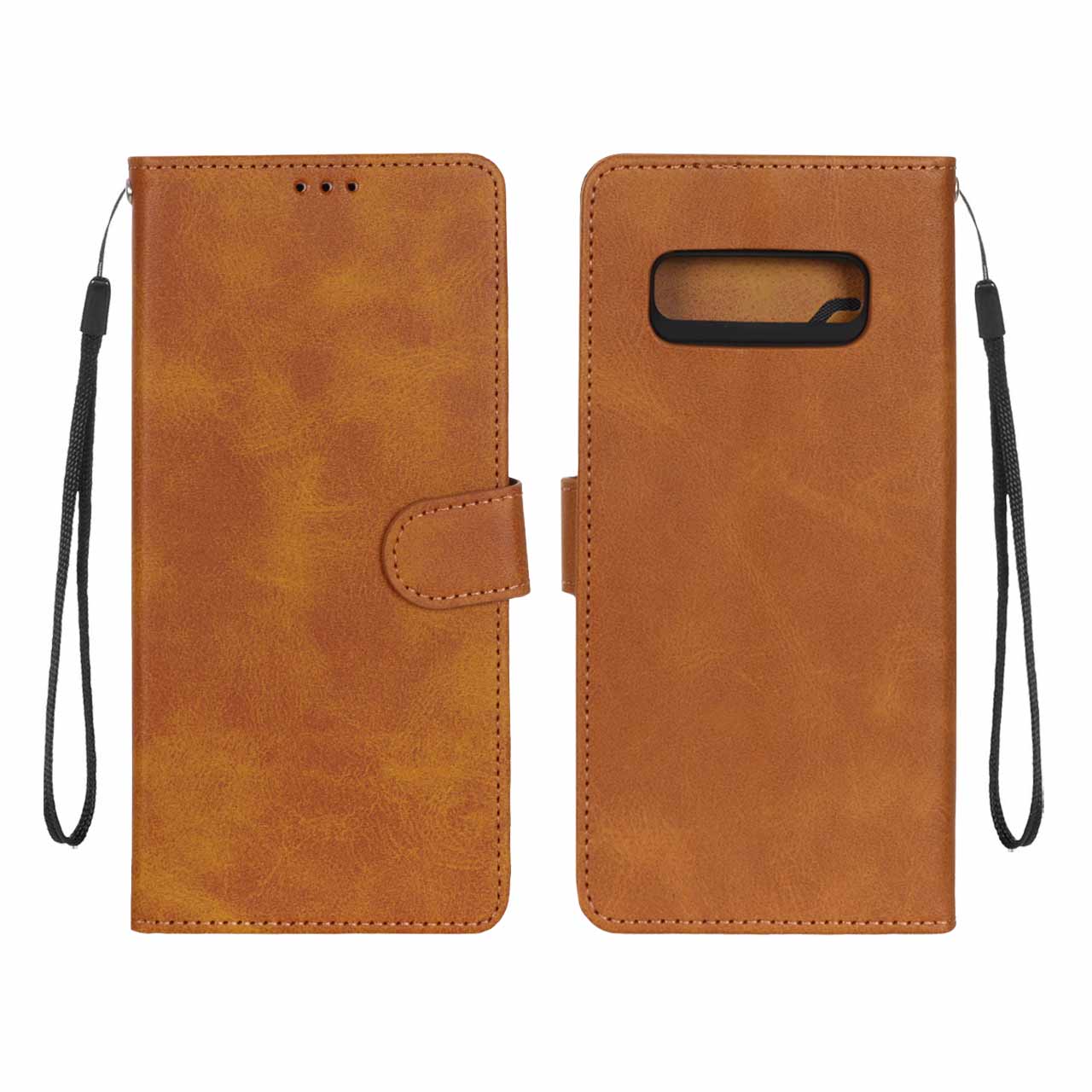 1388990 کیف موبایل مگنتی درجه یک MNC مدل Samsung Galaxy S10 Plus - عسلی - تصویر 1