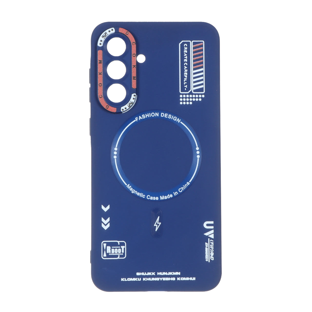 1396500 قاب Fashion Design طرح مگ سیف RT مدل Samsung Galaxy A56 / A36 - سرمه ای - تصویر 1