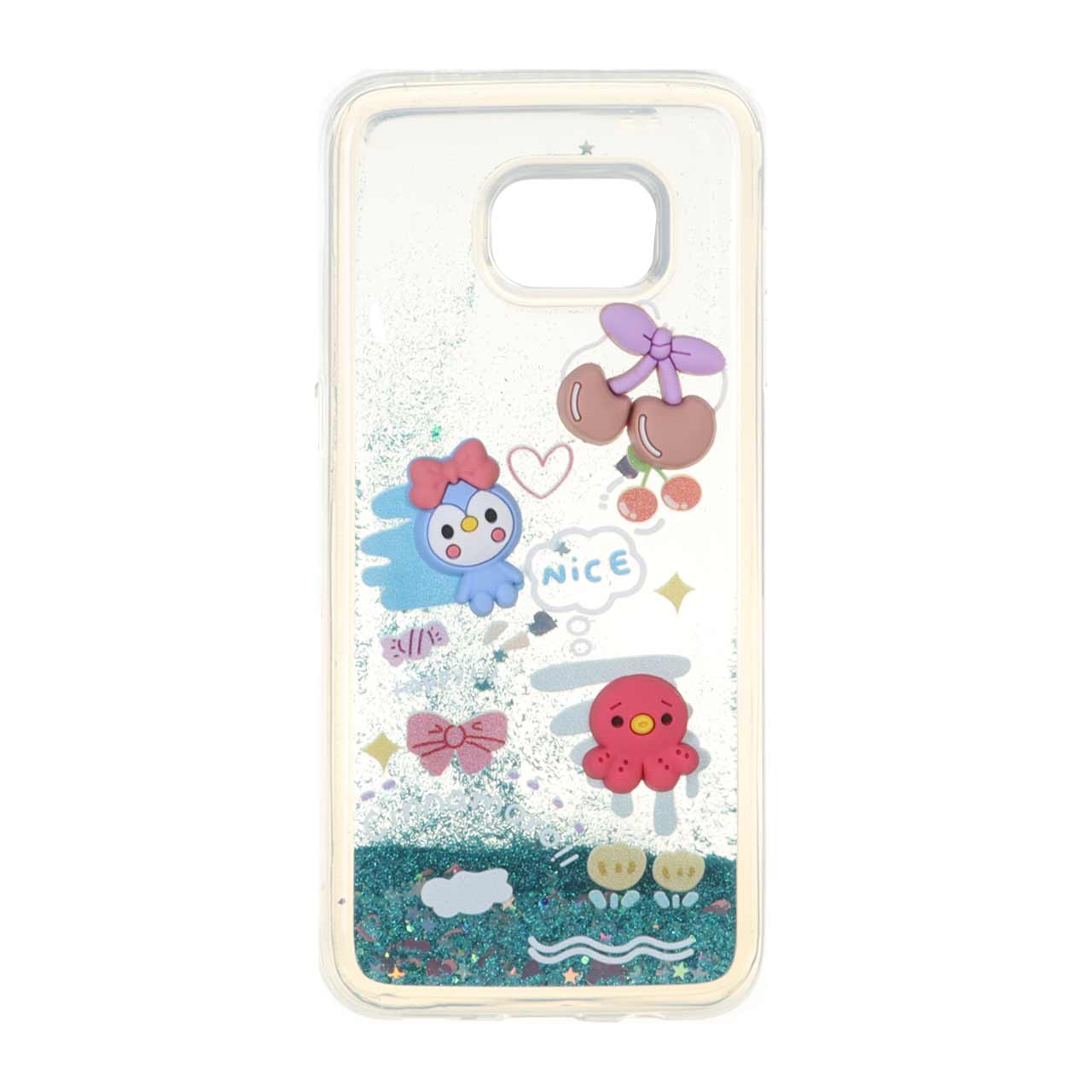 1406472 قاب عروسکی آکواریومی اکلیلی Samsung Galaxy S7 Edge - طرح 926 - تصویر 1