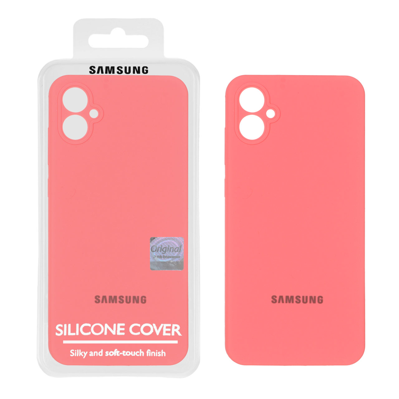 1408940.jpg قاب سیلیکونی پاک کنی اورجینال Master Quality مدل Samsung Galaxy A05 - گلبهی (پک دار) - تصویر 1