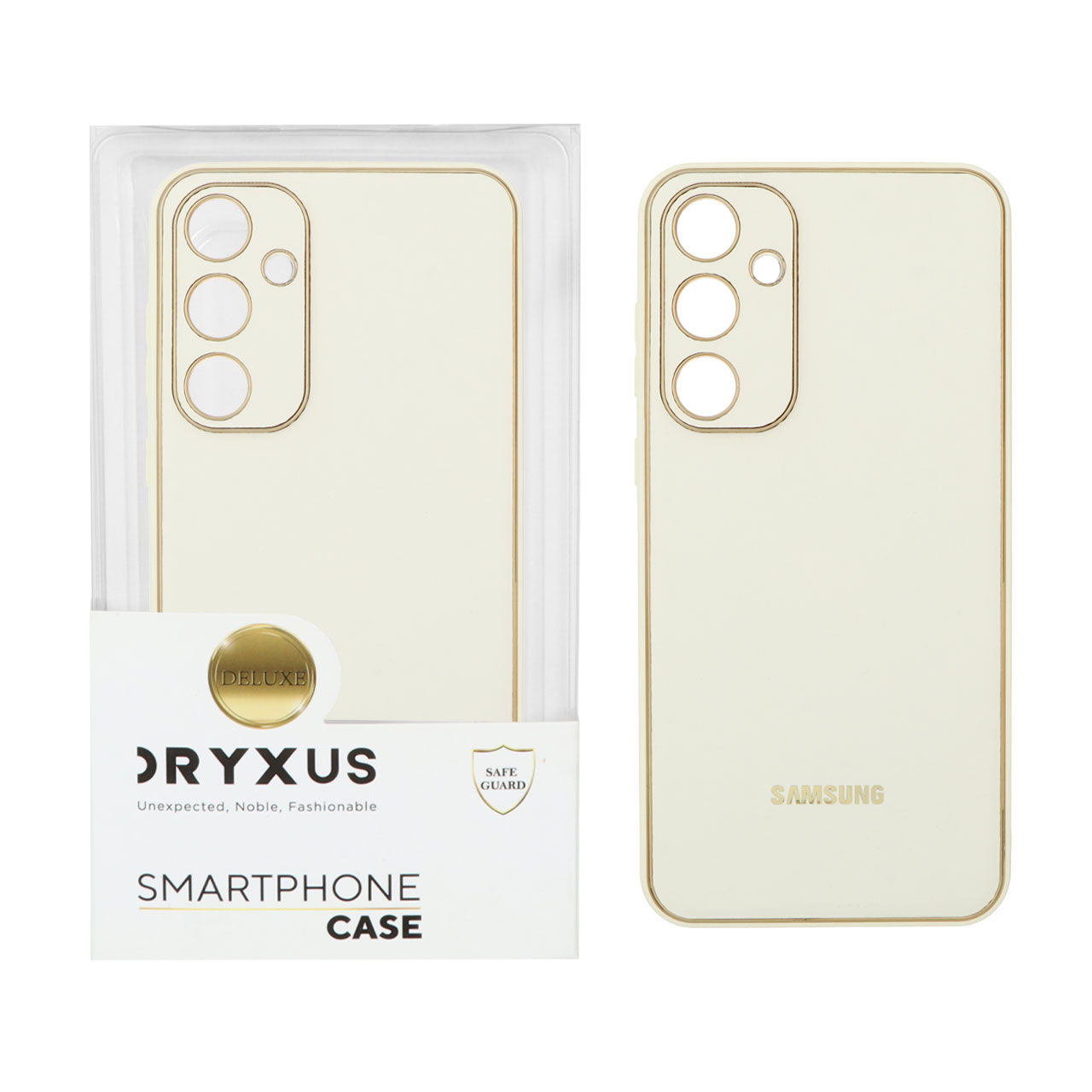 1410488 قاب اورجینال My Case Oryxus چرمی Samsung Galaxy A55 - سفید (پک دار) - تصویر 1