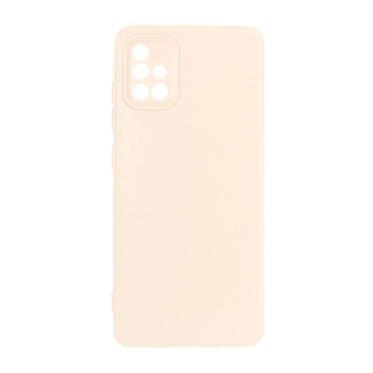 1417450 قاب Texture ساده محافظ لنزدار Samsung Galaxy A51 / M40s - کرم - تصویر 1